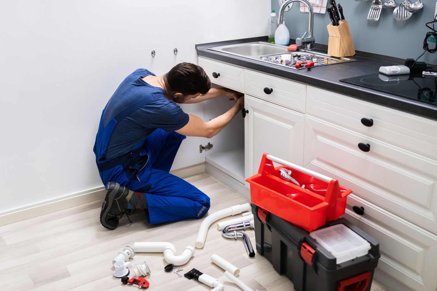 Mutfak bataryası alt bağlantı ve montaj kontrolü