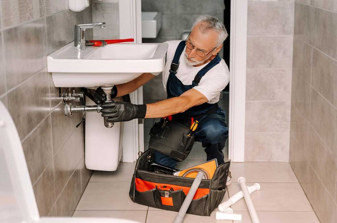 Lavabo altı bağlantı ve sifon müdahalesi